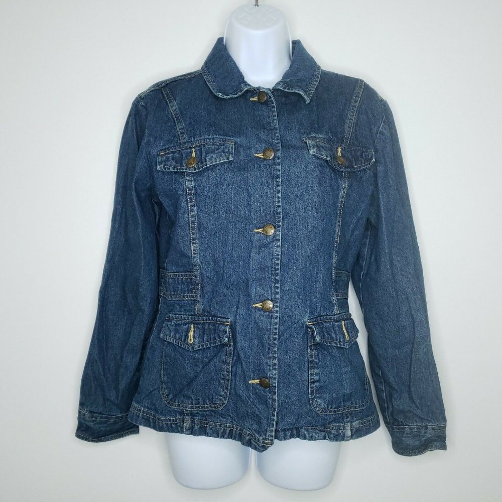 North Crest Jean Jacket  Medium 10-12 Outerwear Utility Coat
